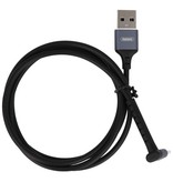 REMAX Micro USB Kabel met Staande Functie Zwart