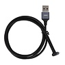 Cable micro USB REMAX con función de pie negro