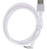 REMAX Micro USB Kabel met Staande Functie Wit