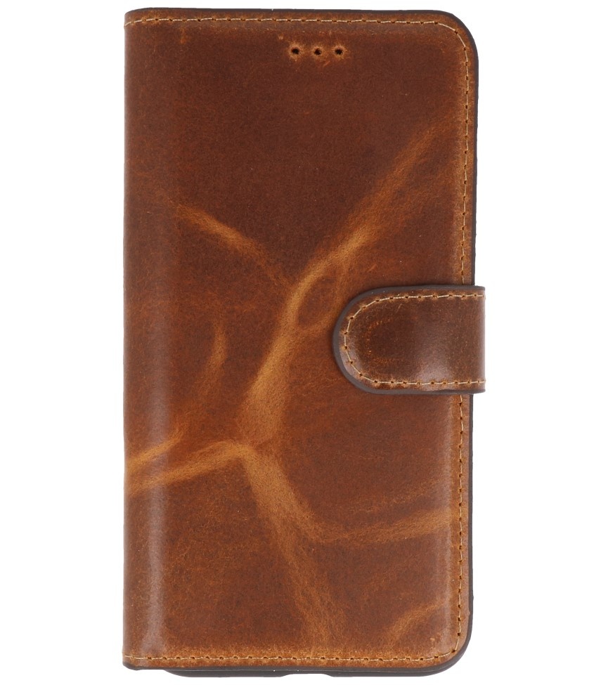 MF Handmade Leather Bookstyle Case iPhone Xs Max Brown