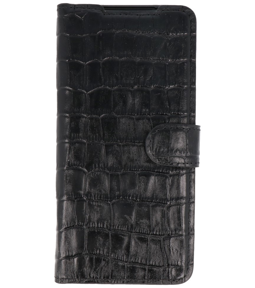 MF Crocodile Handmade Leather Case Samsung Galaxy S20 Ultra Black