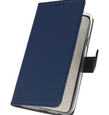 Brieftasche Hüllen Fall für Samsung Galaxy S20 Navy