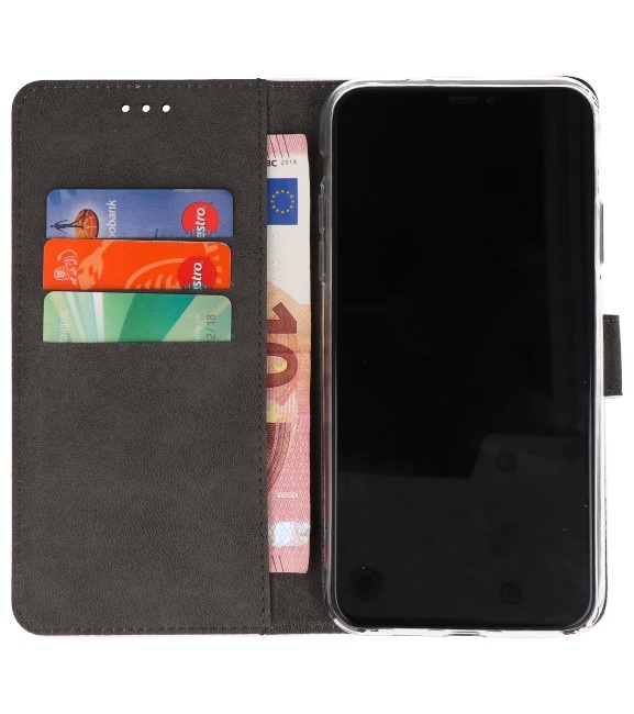 Brieftasche Hüllen Fall für Samsung Galaxy S10 Lite Schwarz