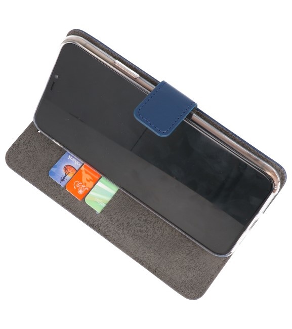 Wallet Cases Hoesje voor Samsung Galaxy S10 Lite Navy