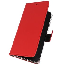 Étuis portefeuille pour Samsung Galaxy S10 Lite Rouge