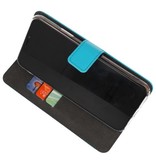 Brieftasche Hüllen Fall für Samsung Galaxy A01 Blau