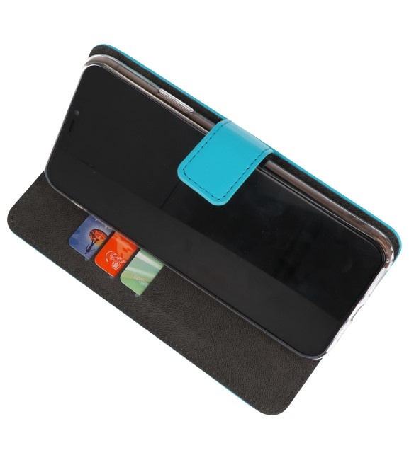 Wallet Cases Hoesje voor Samsung Galaxy A01 Blauw