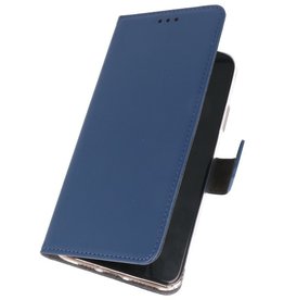 Étuis portefeuille pour Samsung Galaxy A01 Navy