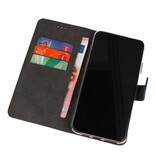 Wallet Cases Funda para Samsung Galaxy A01 Azul marino