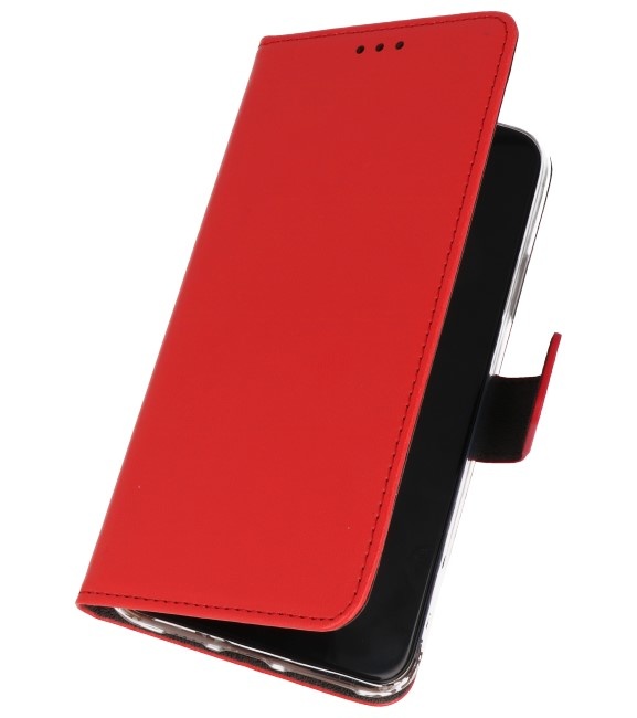 Brieftasche Hüllen Fall für Samsung Galaxy A01 Rot