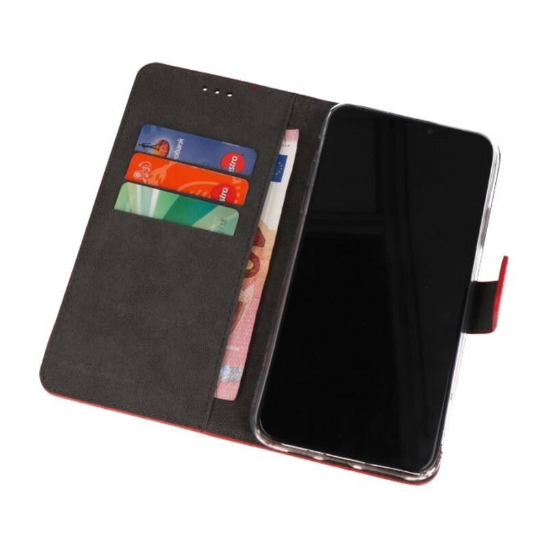 Wallet Cases Case for Samsung Galaxy A01 Red