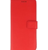 Étuis portefeuille pour Samsung Galaxy A01 Rouge