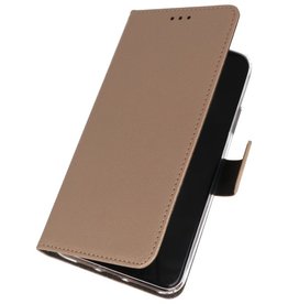 Wallet Cases Funda para Samsung Galaxy A01 Gold