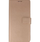 Brieftasche Hüllen Fall für Samsung Galaxy A01 Gold