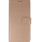 Wallet Cases Hoesje voor Samsung Galaxy A71 Goud
