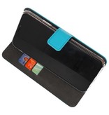 Wallet Cases Hoesje voor Huawei Mate 30 Blauw