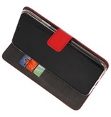 Wallet Cases Taske til Huawei P40 Lite E / Y7P Red