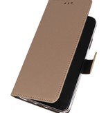 Wallet Cases Hoesje voor Huawei P40 Lite E / Y7P Goud