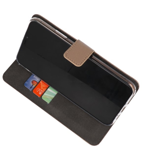 Wallet Cases taske til Huawei P40 Lite E / Y7P guld