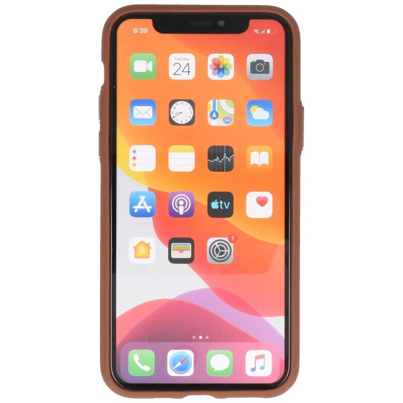 Hardcase Case for iPhone 11 Pro Brown