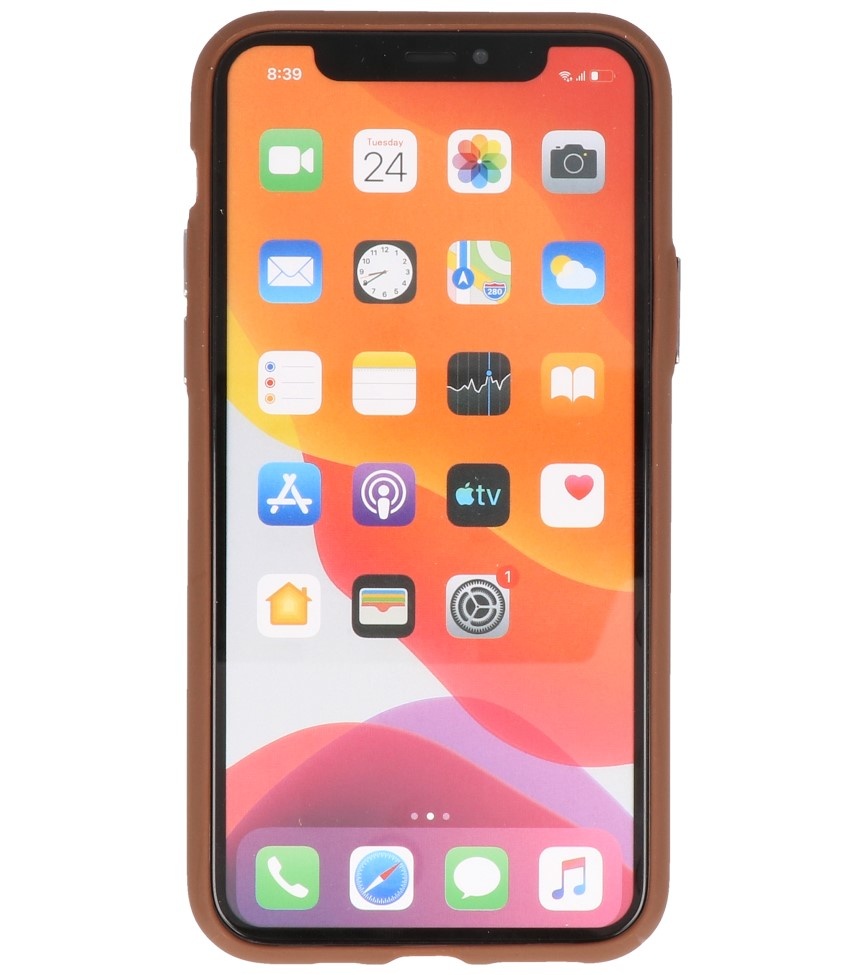 Hardcase Hoesje voor iPhone 11 Pro Bruin