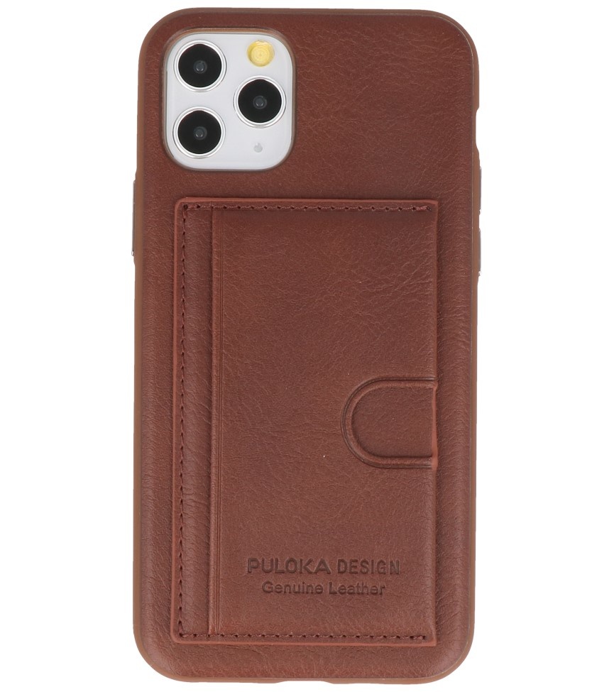 Estuche rígido para iPhone 11 Pro Marrón