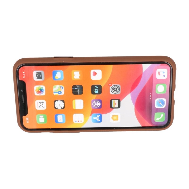 Étui rigide pour iPhone 11 Pro marron
