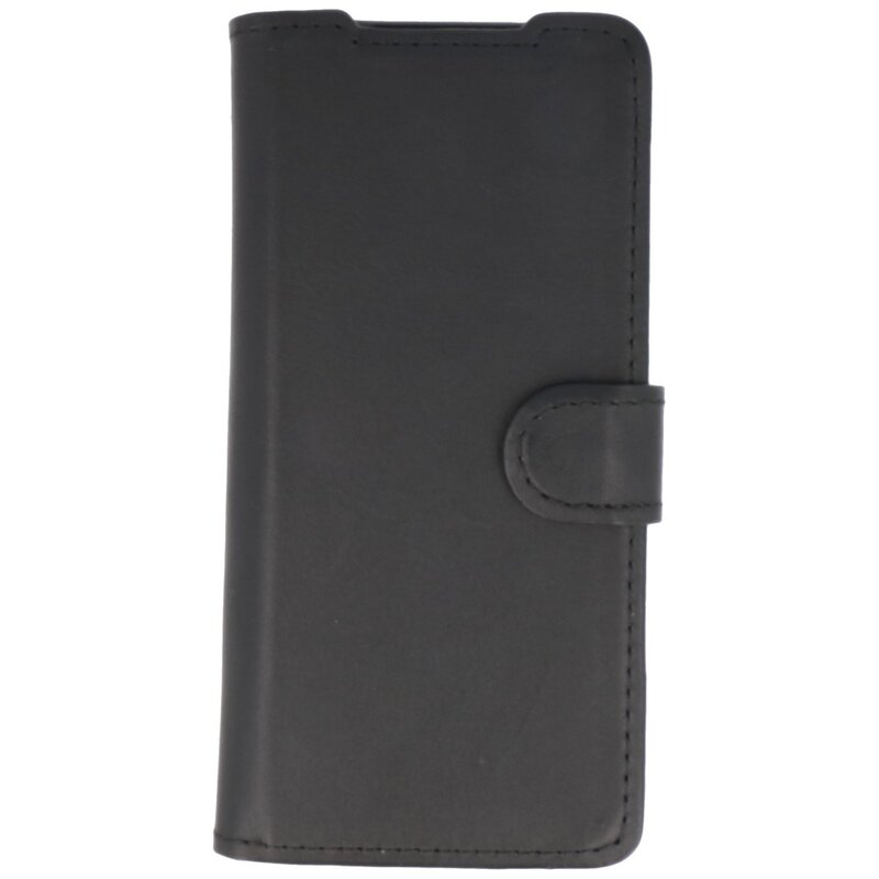 Custodia a libro in pelle MF fatta a mano 2 in 1 per Samsung Galaxy S20 nera