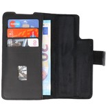 MF Håndlavet 2 i 1 læderbogtype taske til Samsung Galaxy S20 Sort