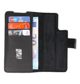 MF Handmade 2 in 1 Leder Buch Typ Fall für Samsung Galaxy S20 Schwarz