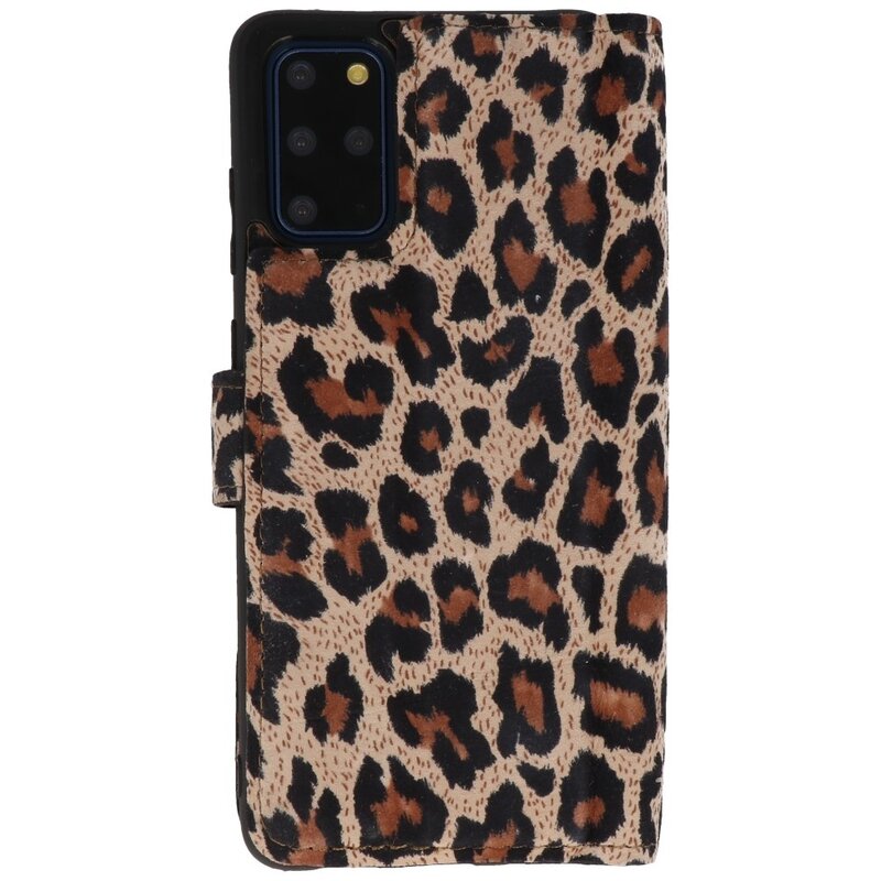 Luipaard 2 in 1 Leer Booktype Hoesje voor Samsung Galaxy S20 Plus