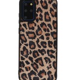 Leopard 2 en 1 Funda de cuero tipo libro para Samsung Galaxy S20 Plus