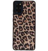 Leopard 2 i 1 læderbogtype taske til Samsung Galaxy S20 Plus