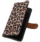 Leopard 2 i 1 læderbogtype taske til Samsung Galaxy S20 Plus