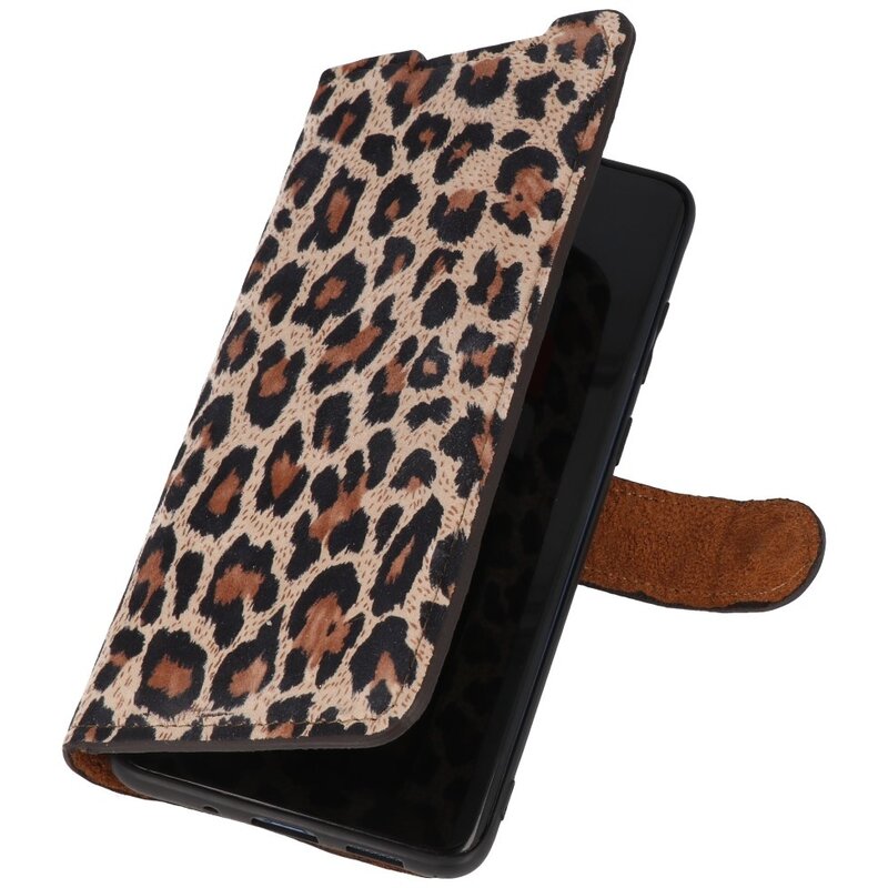 Leopard 2 i 1 læderbogtype taske til Samsung Galaxy S20 Plus