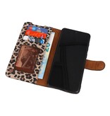 Leopard 2 i 1 læderbogtype taske til Samsung Galaxy S20 Plus