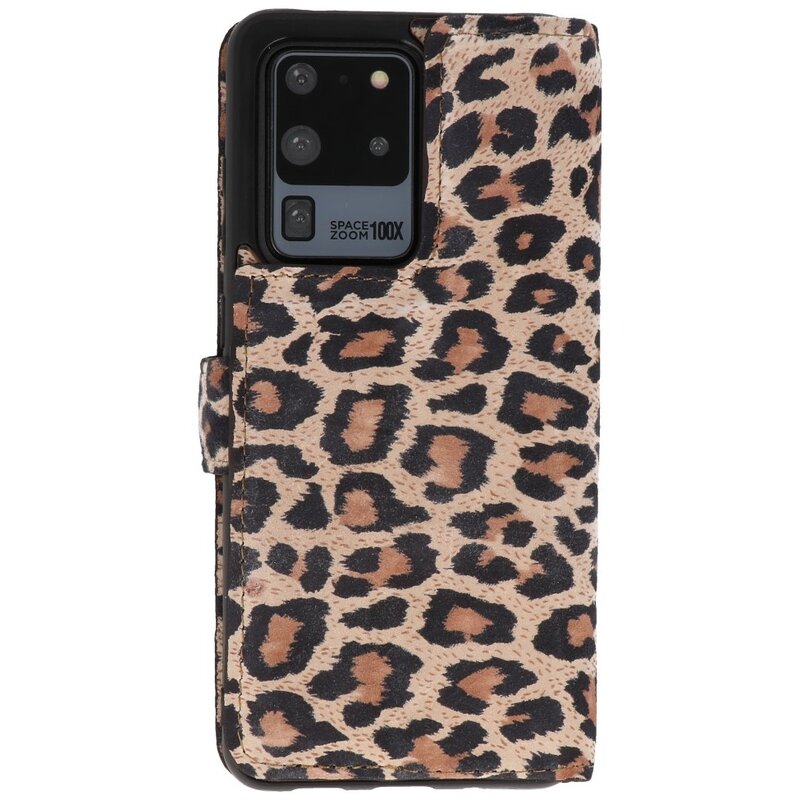 Luipaard 2 in 1 Leer Booktype Hoesje voor Samsung Galaxy S20 Ultra