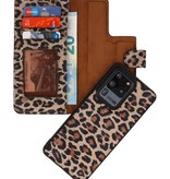 Leopard 2 en 1 Funda de cuero tipo libro para Samsung Galaxy S20 Ultra