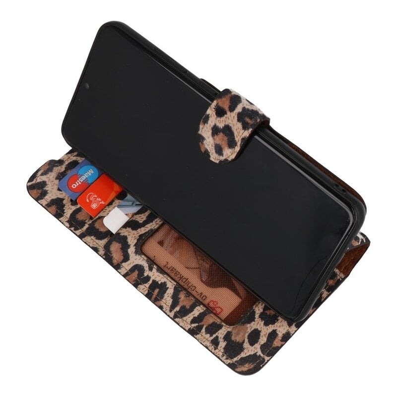 Leopard 2 i 1 læderbogtype taske til Samsung Galaxy S20 Ultra