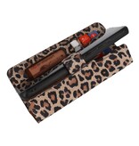 Leopard 2 en 1 Funda de cuero tipo libro para Samsung Galaxy S20 Ultra