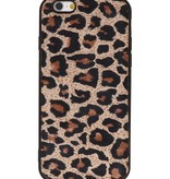 Cover posteriore in pelle leopardata per iPhone 6