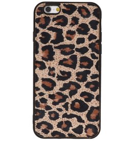 Cover posteriore in pelle leopardata iPhone 6