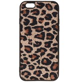Funda trasera de piel de leopardo para iPhone 6
