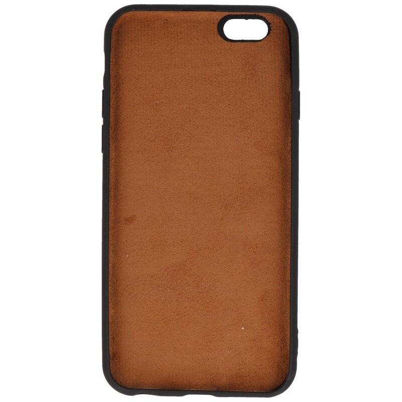 Funda trasera de piel de leopardo para iPhone 6