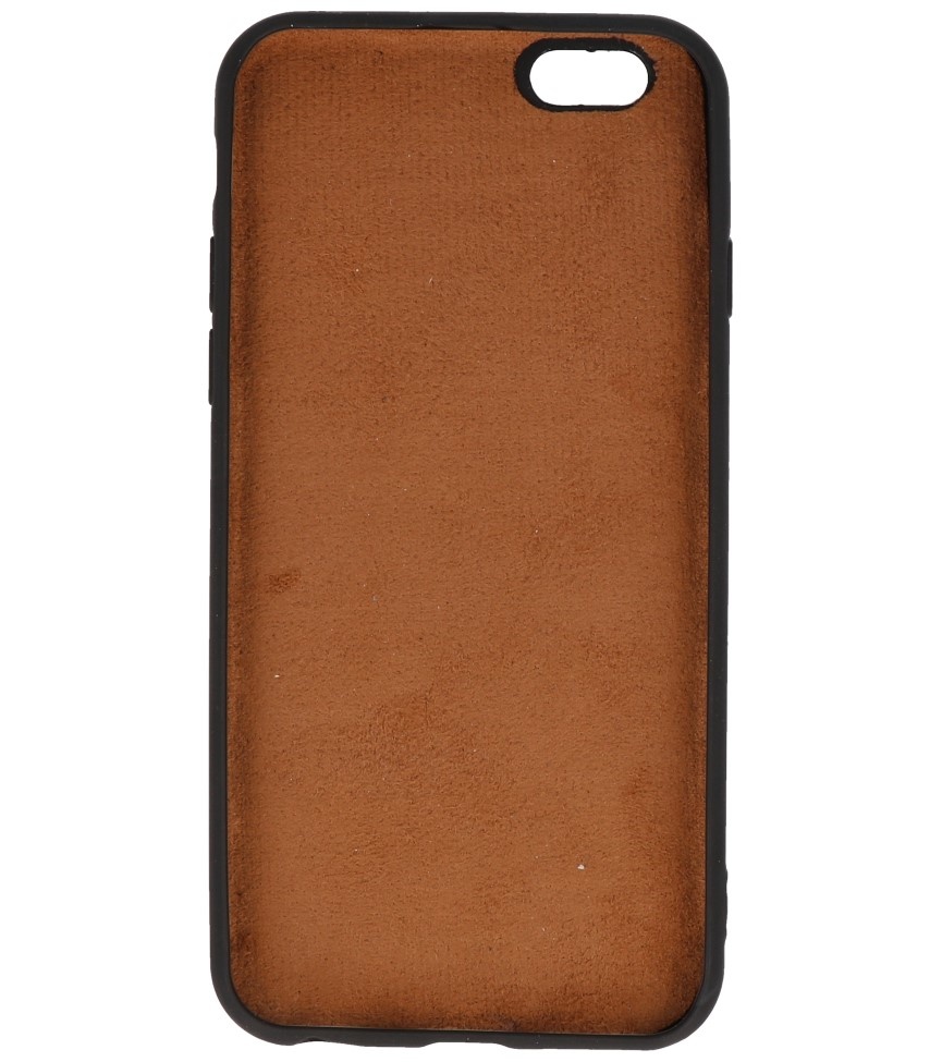 Funda trasera de piel de leopardo para iPhone 6