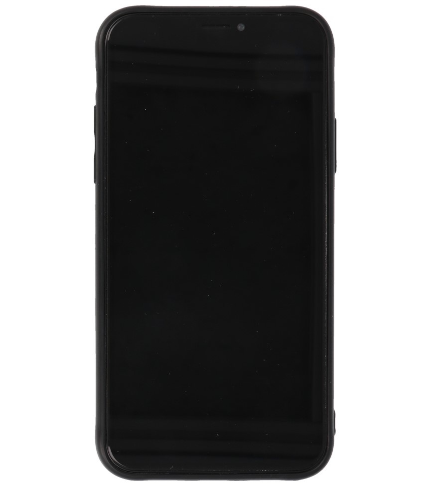 Cover posteriore in pelle leopardata per iPhone X / iPhone Xs
