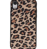 Leopard Leather Back Cover for iPhone XR