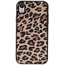 Leopard læder bagcover iPhone XR