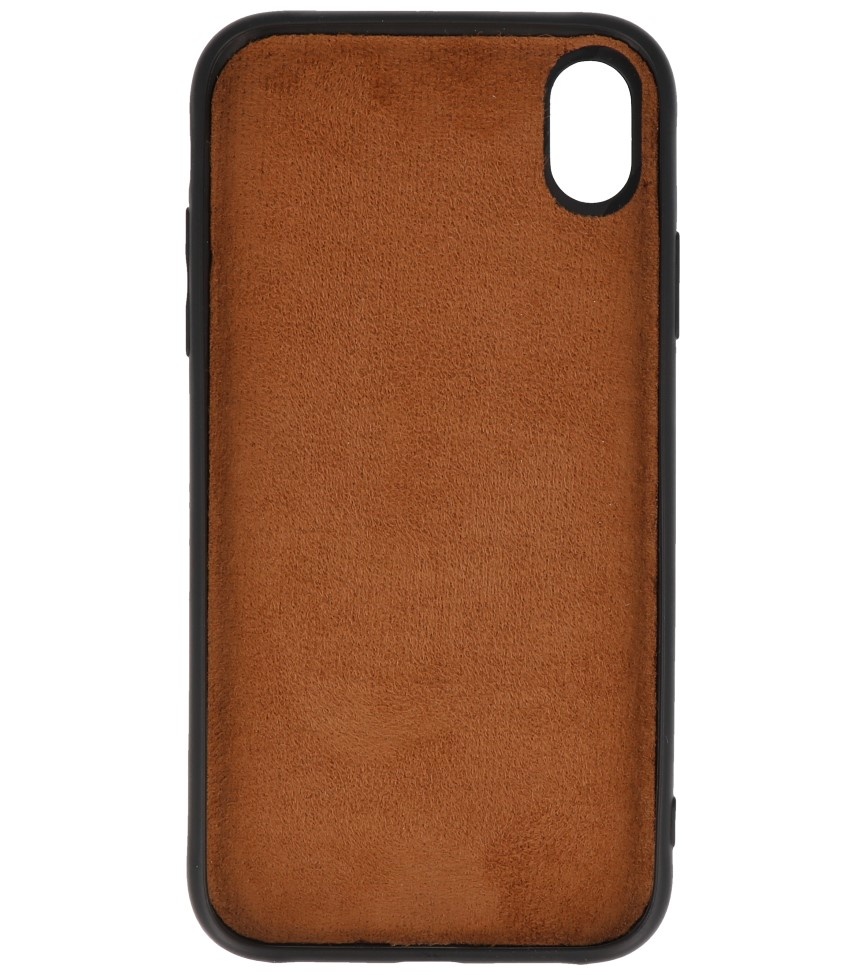 Leopard Leather Back Cover for iPhone XR