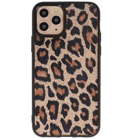 Coque arrière en cuir léopard iPhone 11 Pro